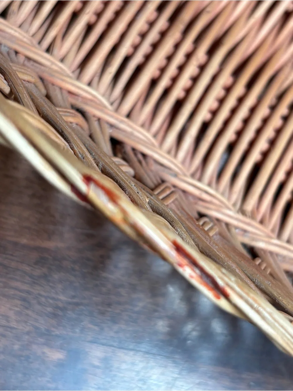 Handwoven Wicker Basket in Natural Brown - Versatile Home Accent